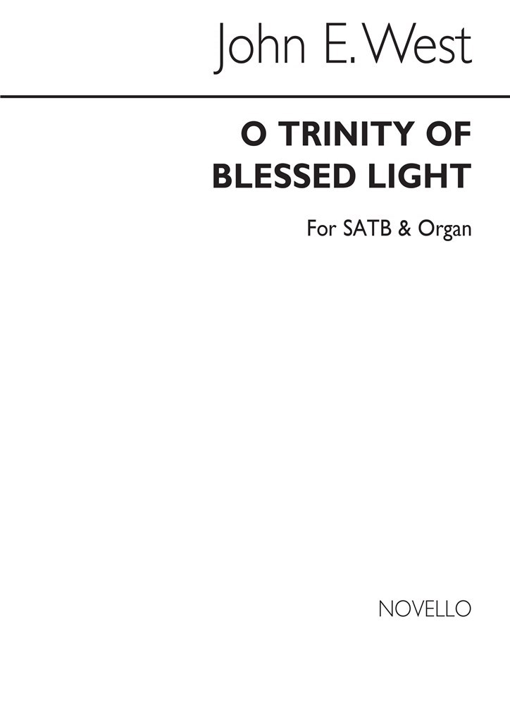 J O Trinity Of Blessed Light Satb/Organ